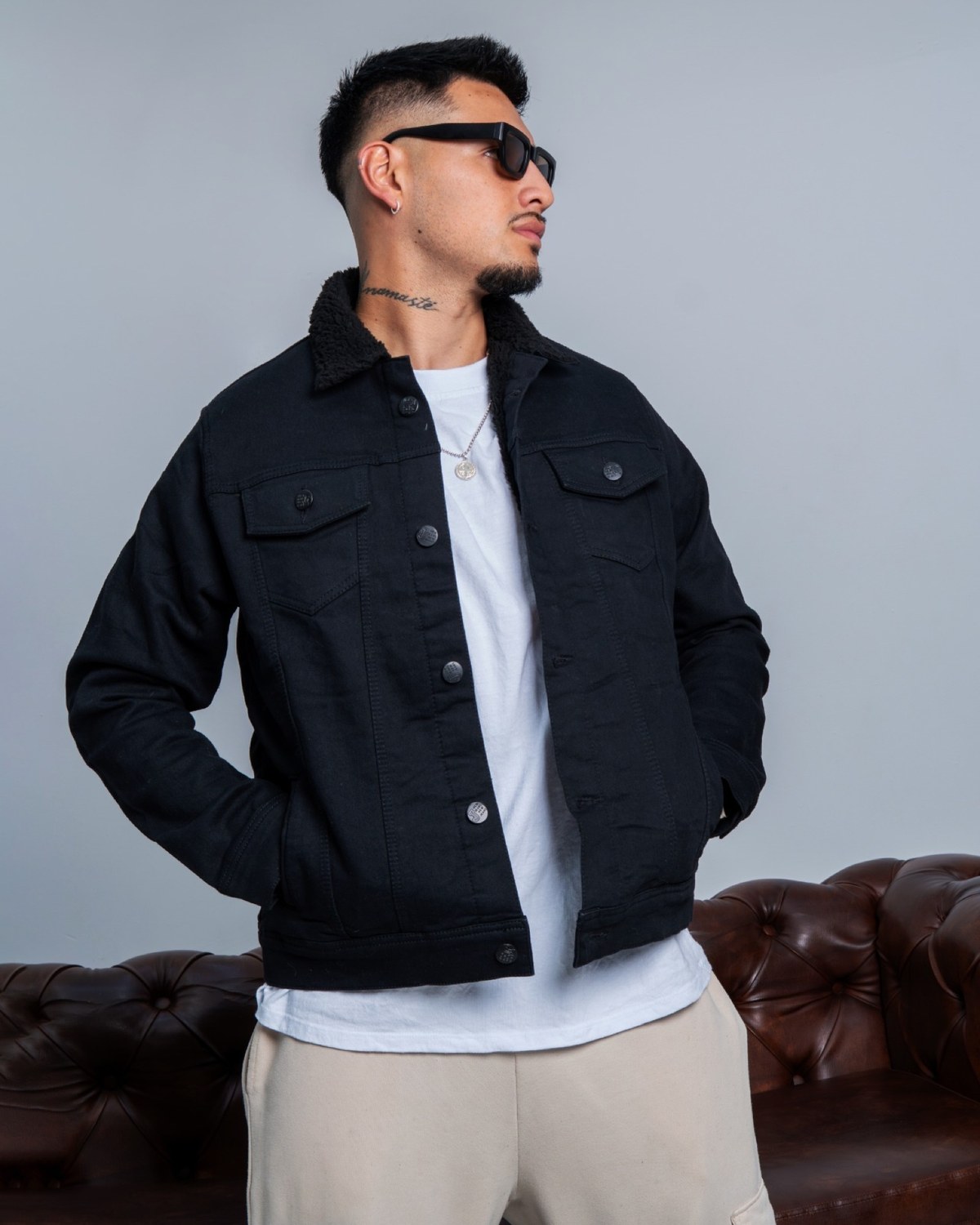 Chaqueta Jean Ovejera